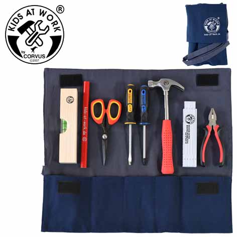 Nagy szerszám készlet feltekerhető vászon tartóban 02