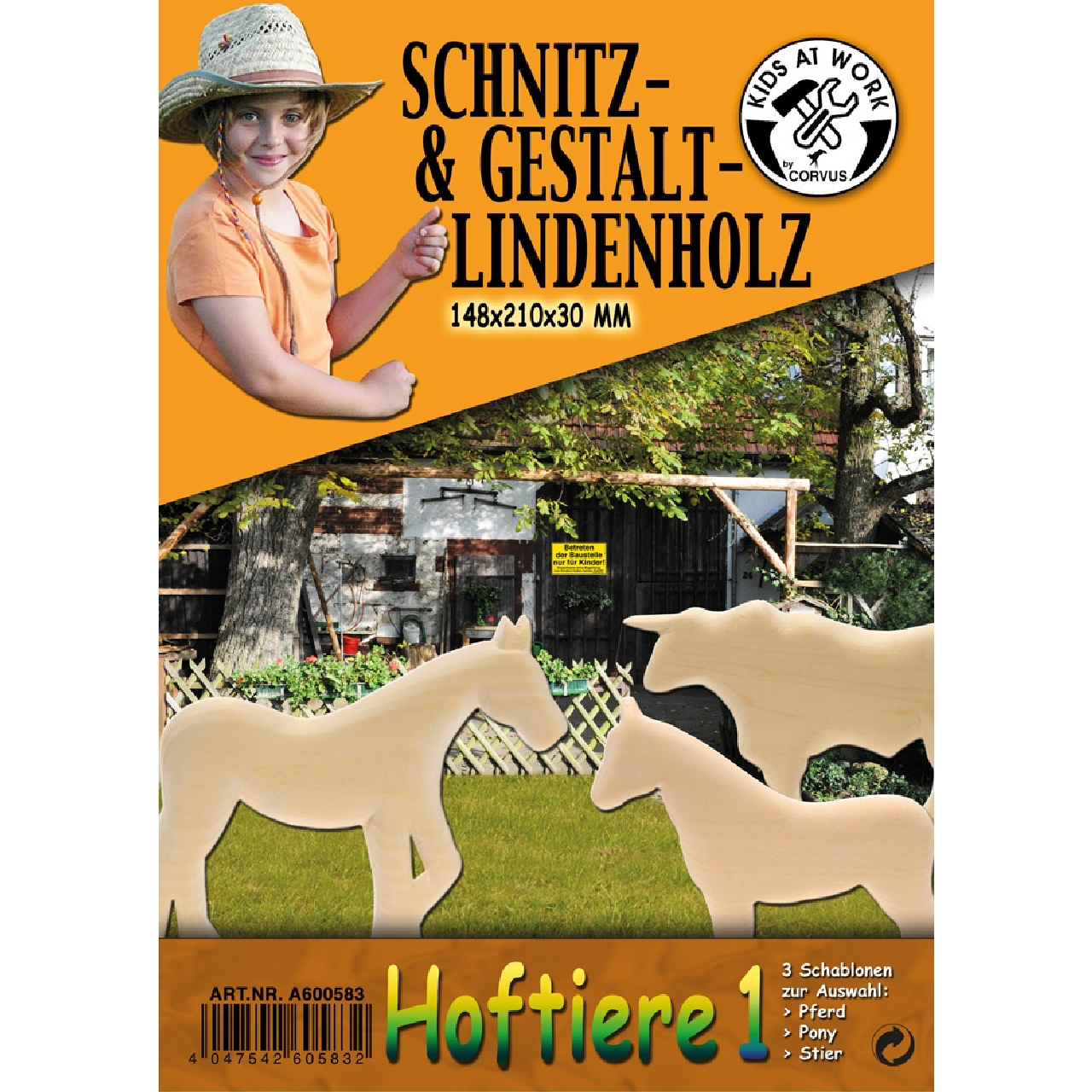 Fafaragás - háziállatok, 21 x 14,8 x 3 cm