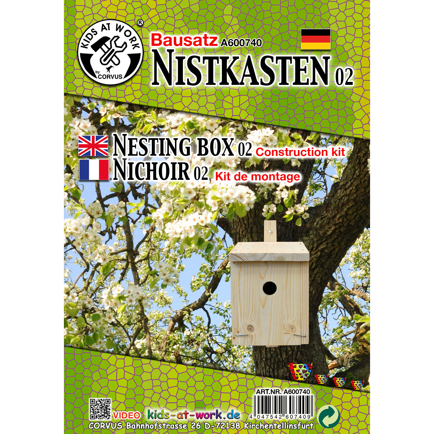 Madárház építő - Fészkelő doboz