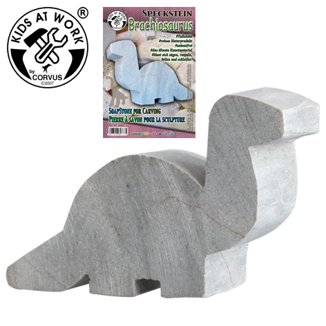 Kőszobrászat - Szappankő brachiosaurus készítés