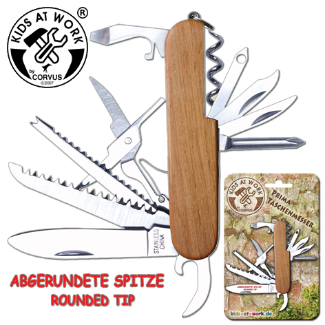 Zsebkés natur fa markolattal