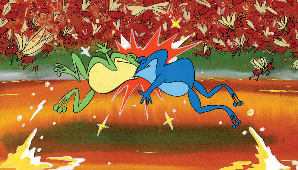 Vízipók-csodapók IV. (Felhő a tó felett)