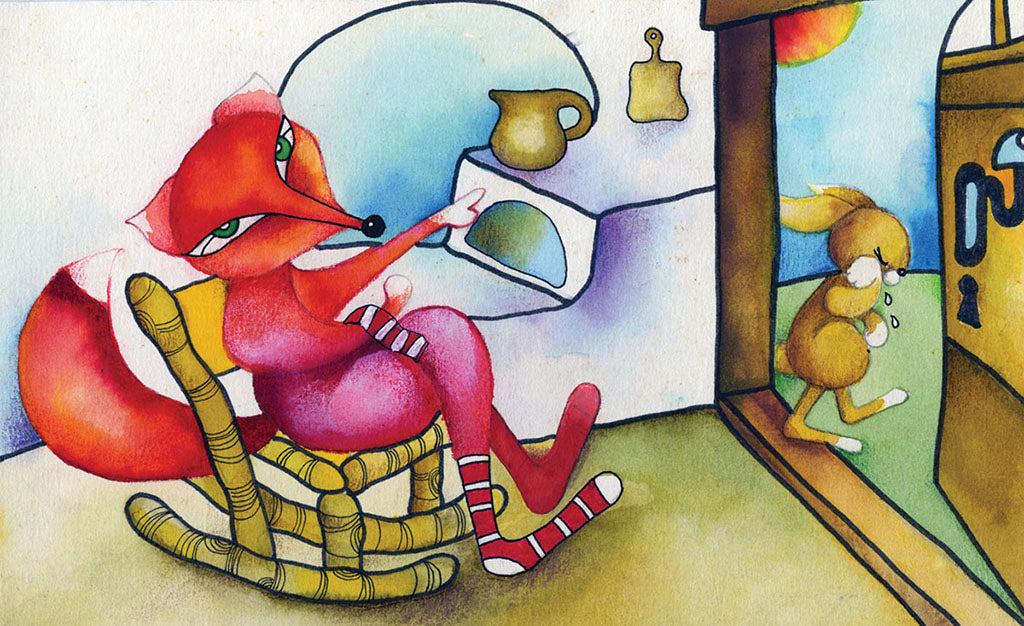 A nyulacska házikója