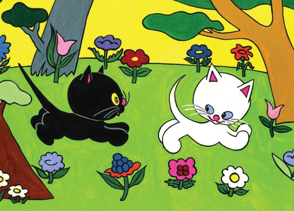 Cikicakk, a fekete cica