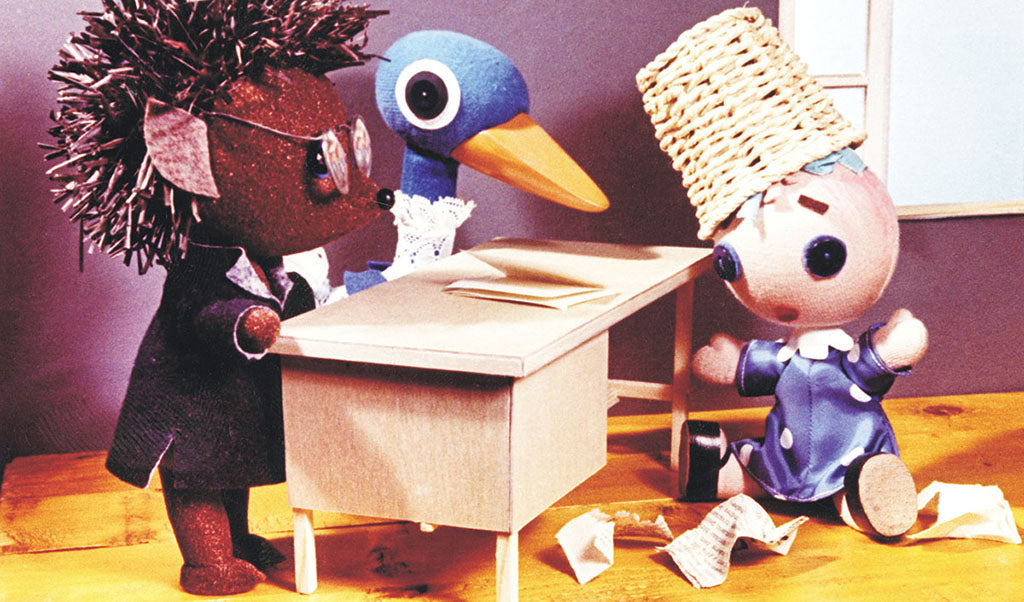 Böbe baba a papírkosárban