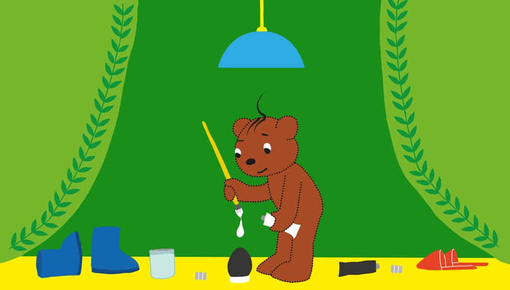 Boribon tojást fest