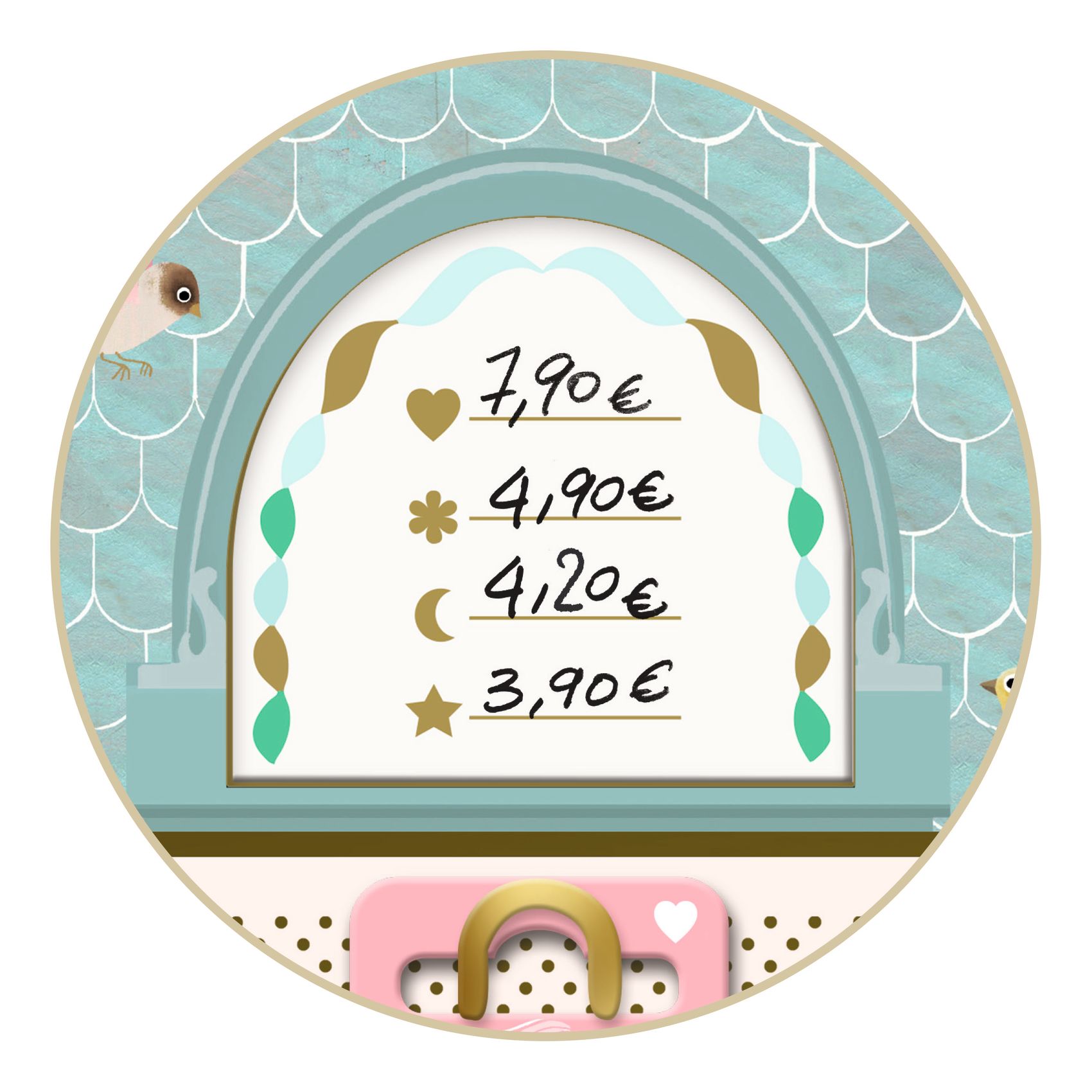 Display - Plume jewelry and hair accessory SM