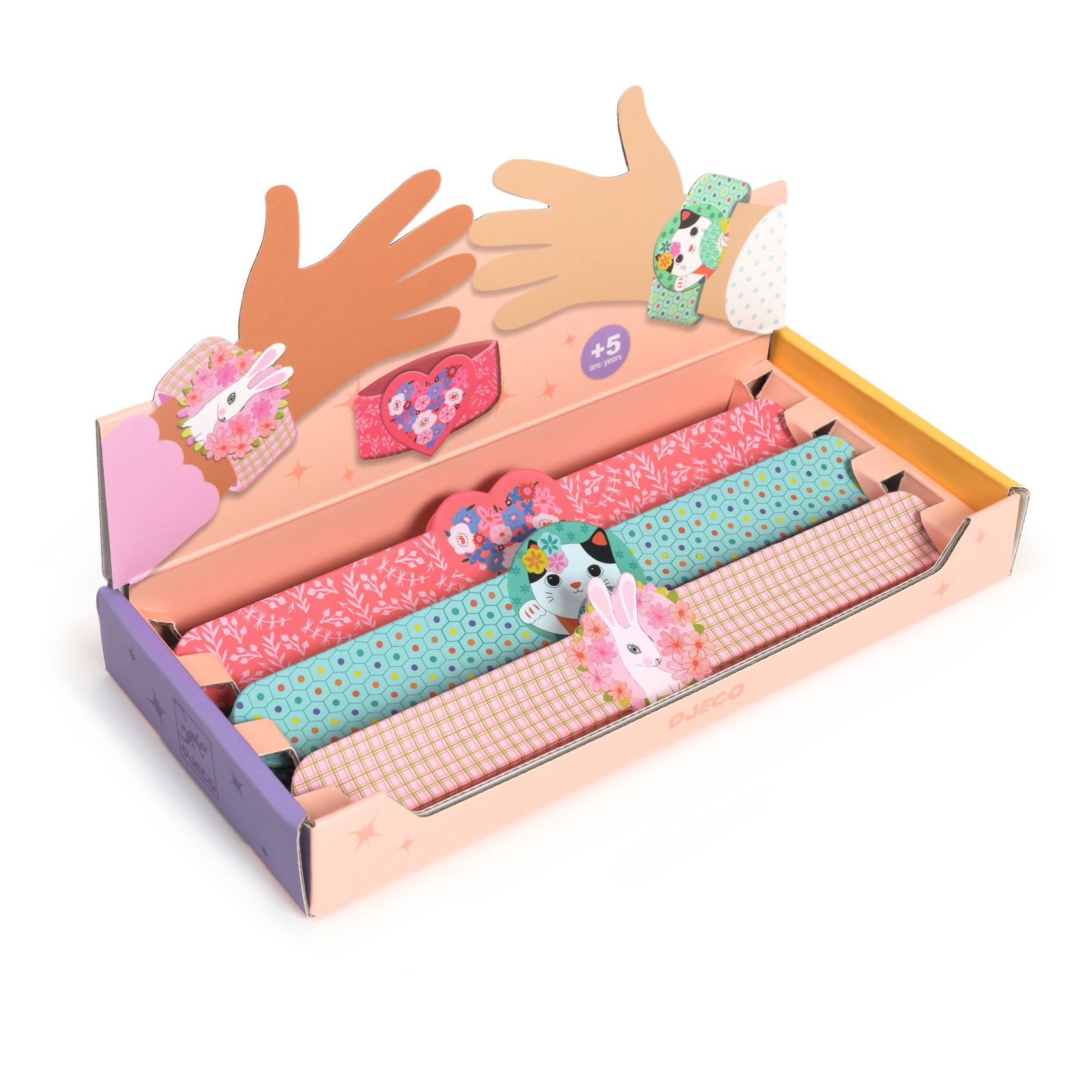 Rácsapós karkötő - Szív, Macsek, Nyúl - Slap bracelets heart,rabbit,cat