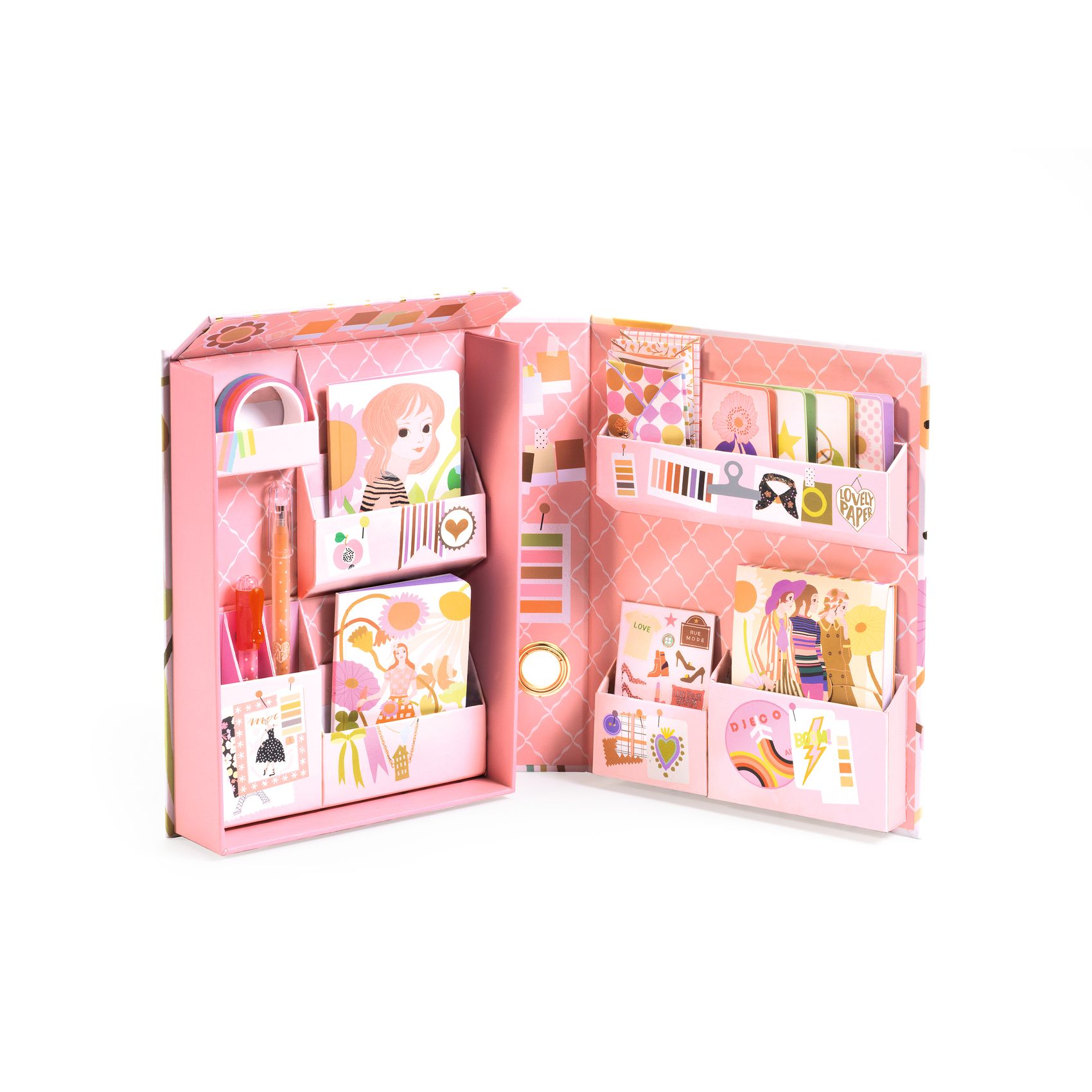 Irodaszeres bőrönd - Tina kisszekrénye - Tinou stationery cabinet