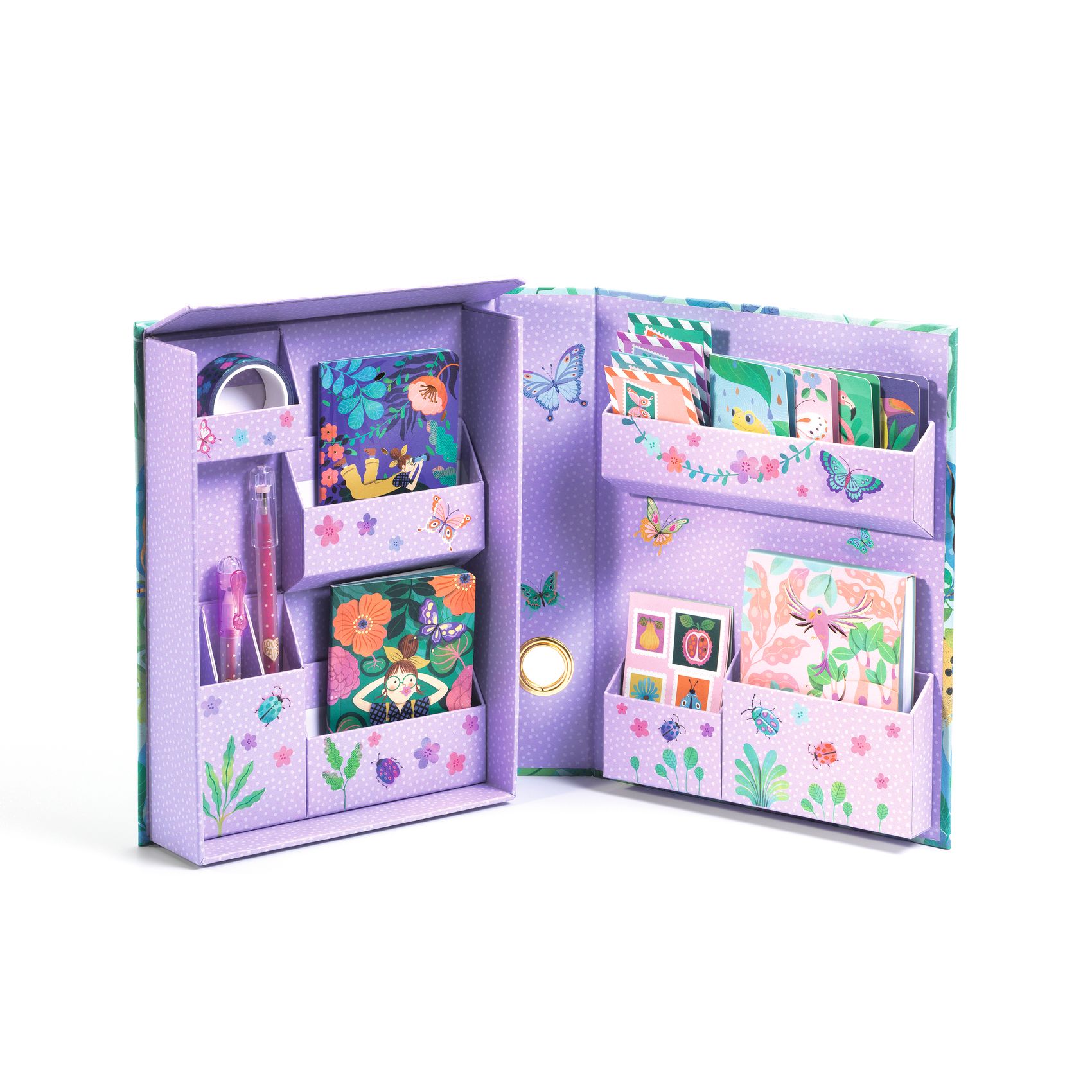Irodaszeres bőrönd - Marcsi kisszekrénye - Marie stationery cabinet
