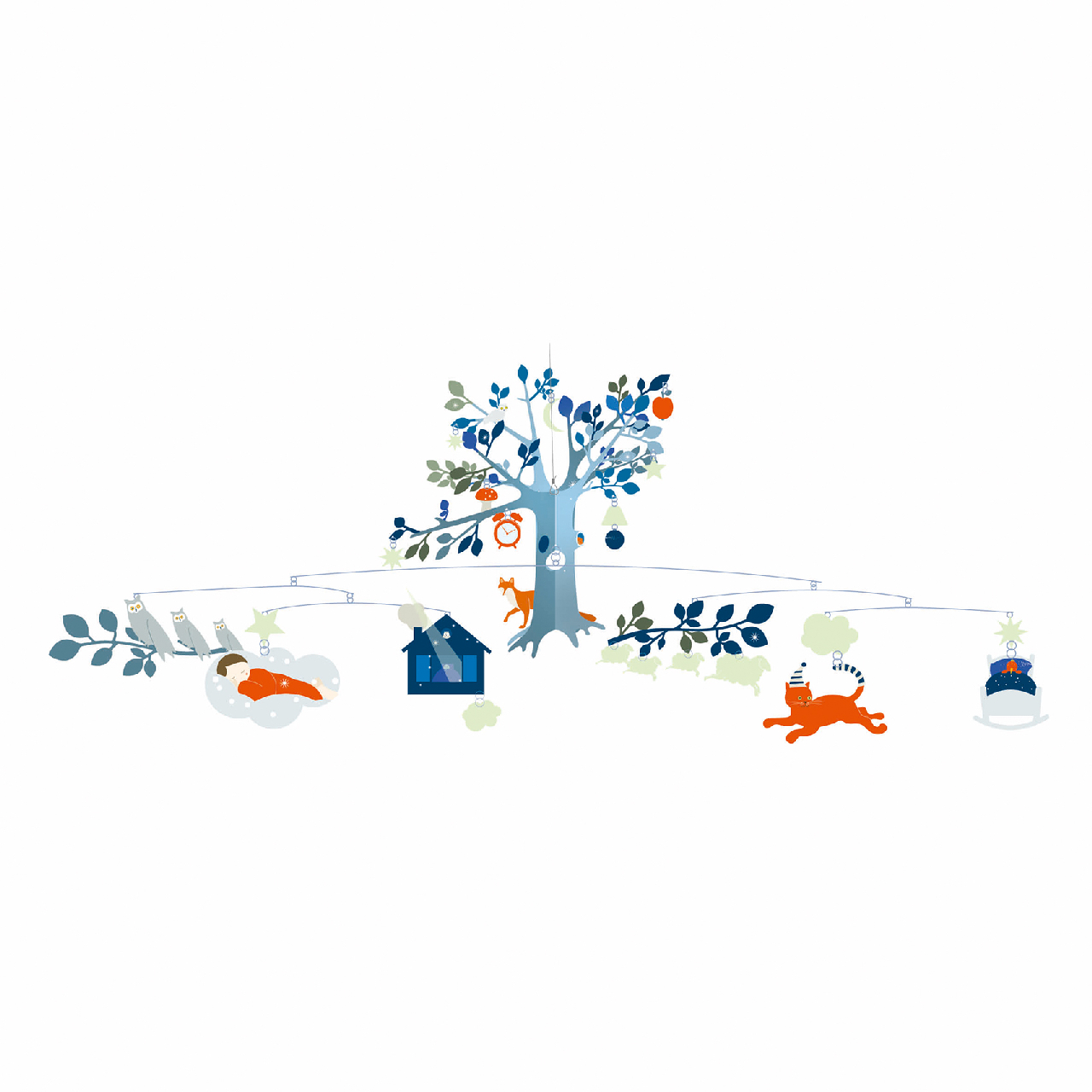 Szélmobil függődísz - Egy rendkívüli este - An unusual night