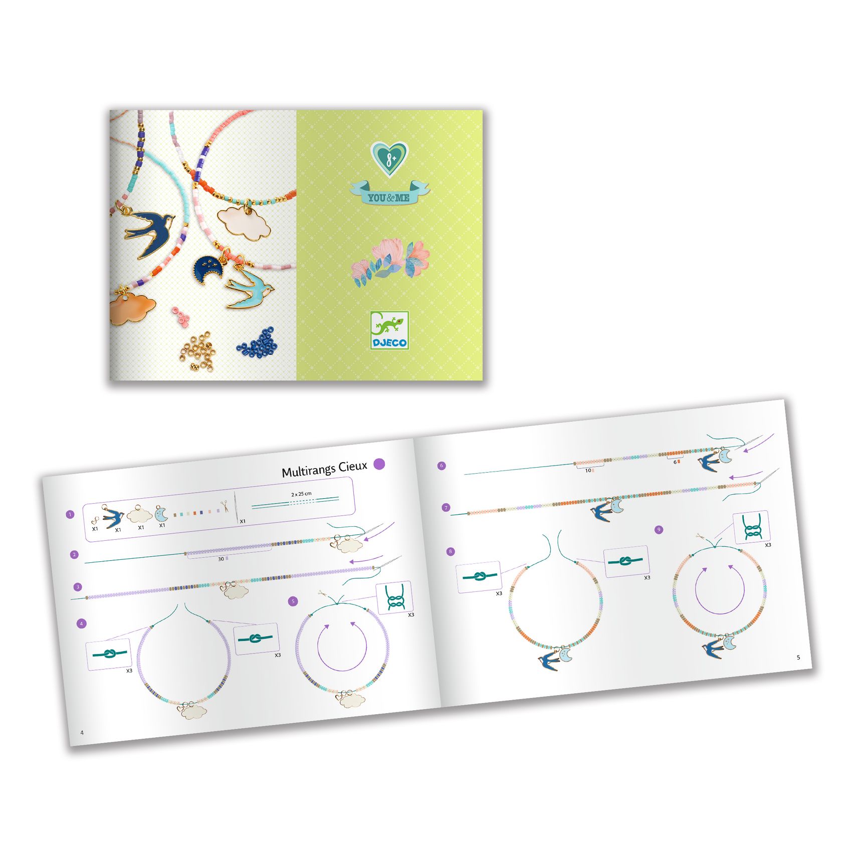 Ékszerkészítő készlet - Páros fecskék - Sky Multi-wrap