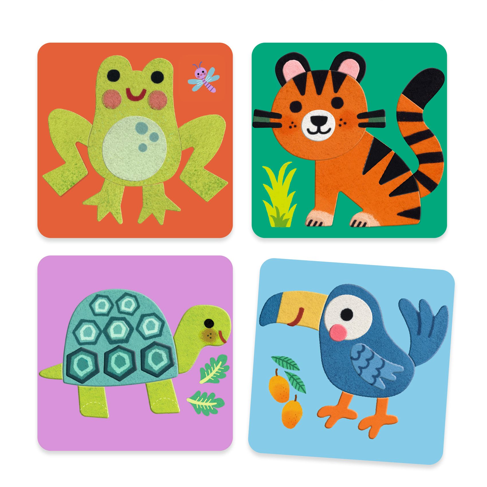 Kollázs műhely - Puha állatok filcből - Soft Animals