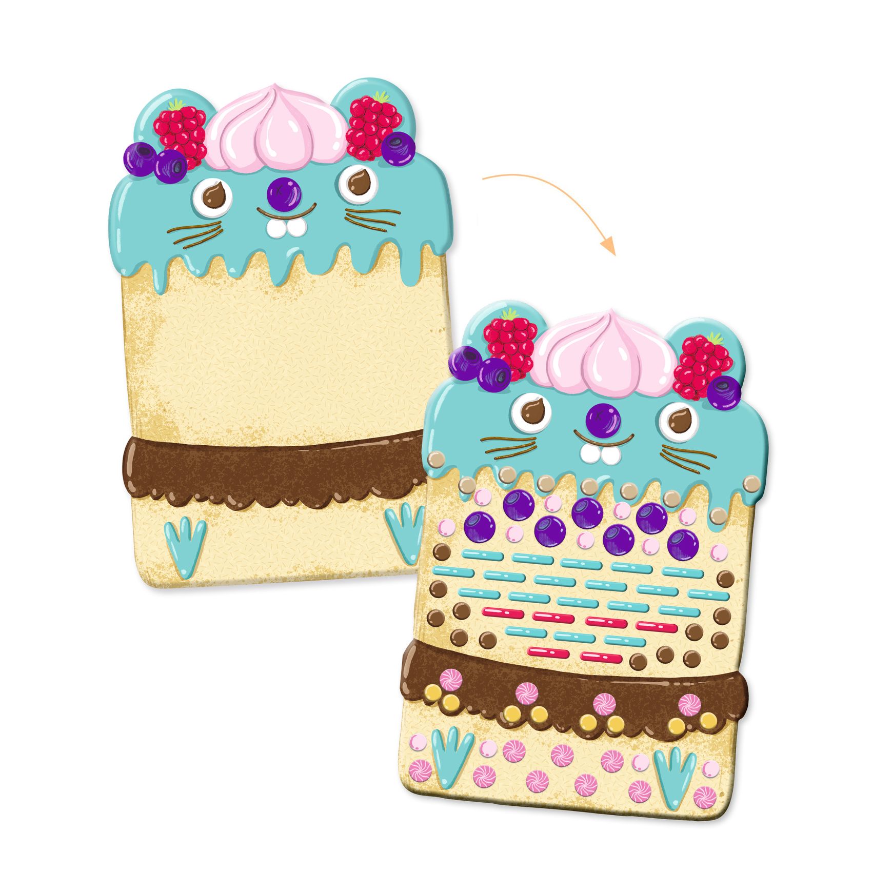 Kollázs műhely - Édességek - Cakes and sweets