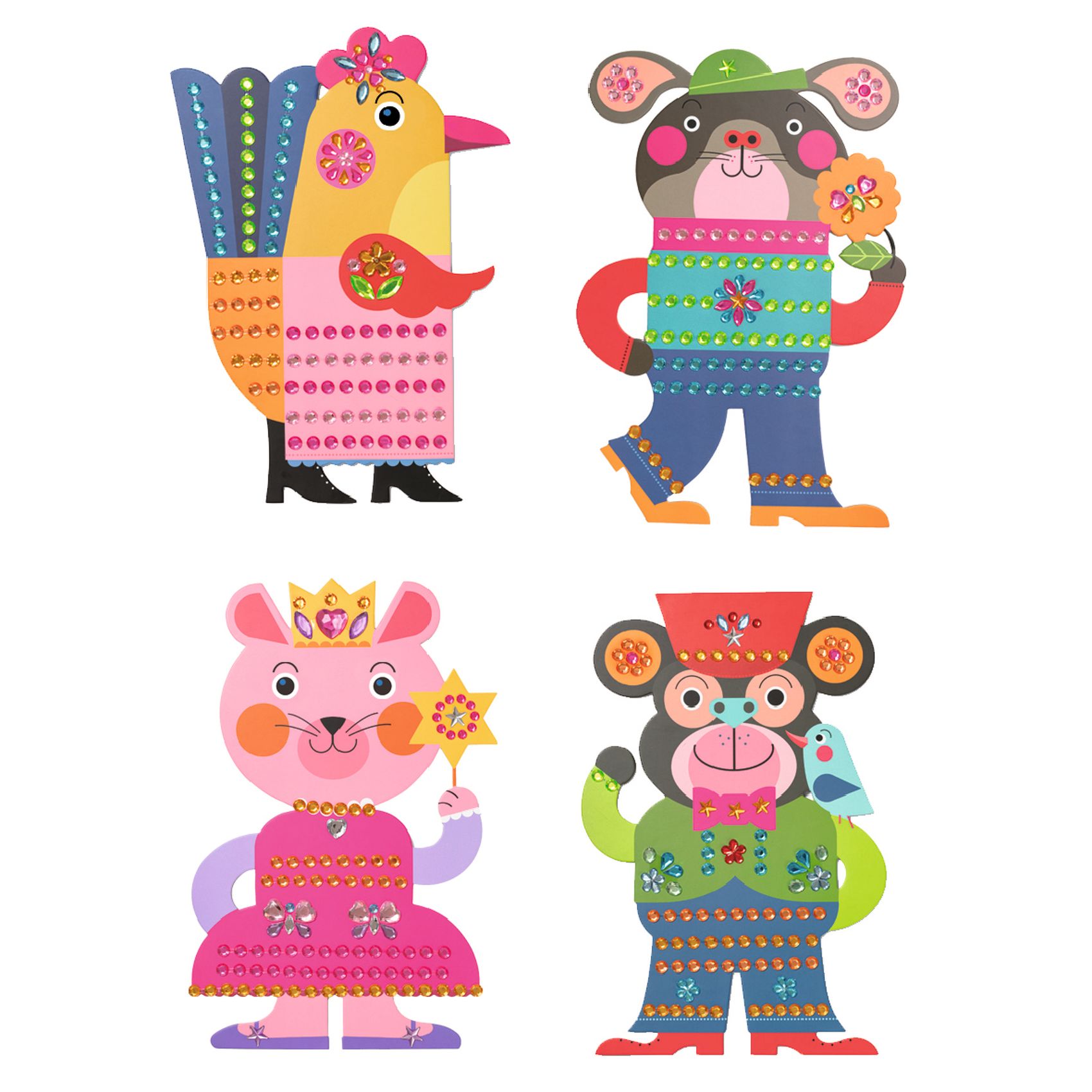 Kollázs műhely - Csillogó képek strasszláncokkal - Sparkles