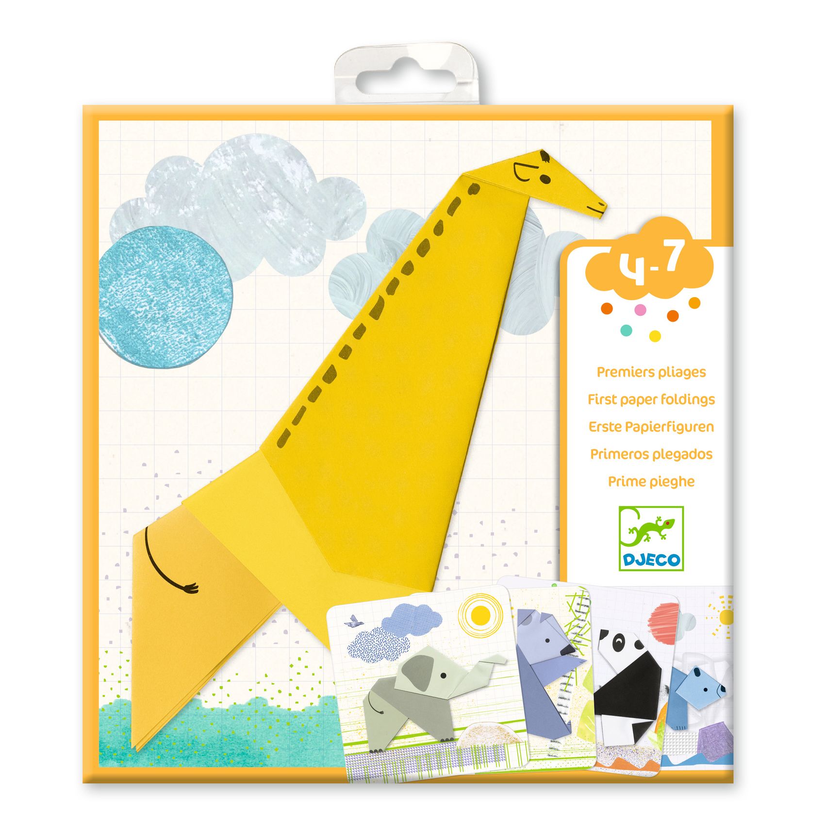 Első papírhajtogatások - 1, 2, 3… hajtás! - 1, 2, 3… fold!