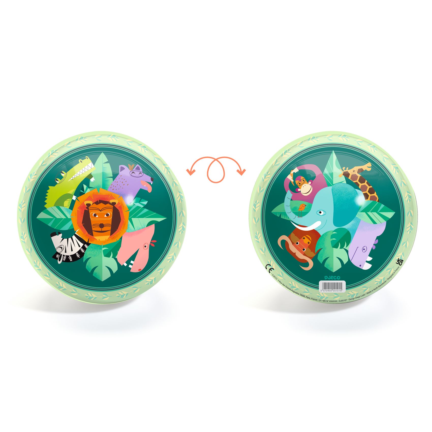 Gumilabda, ∅ 22 cm - Szavannai állatok - Savanna ball