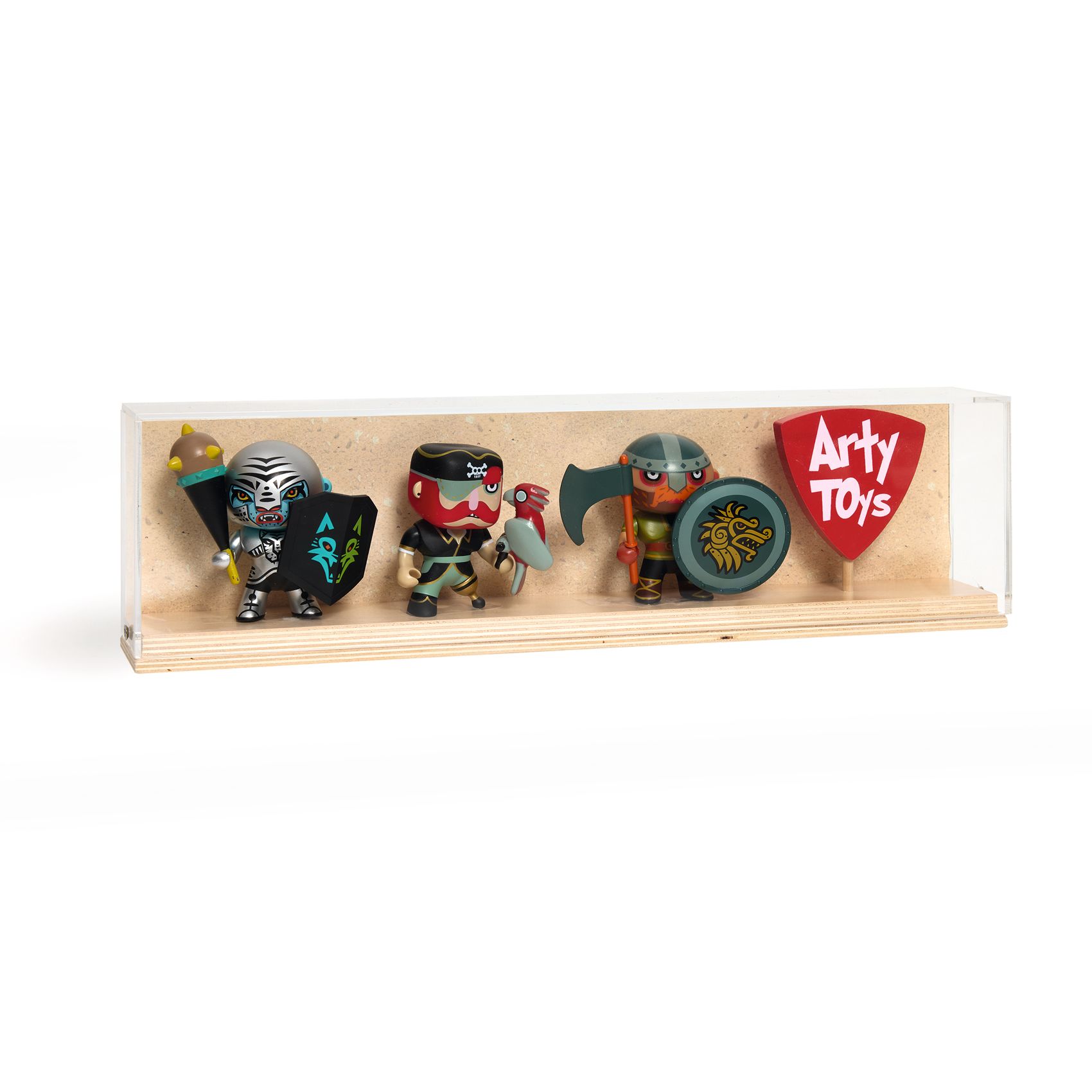 Display - Plexi case Arty Toys