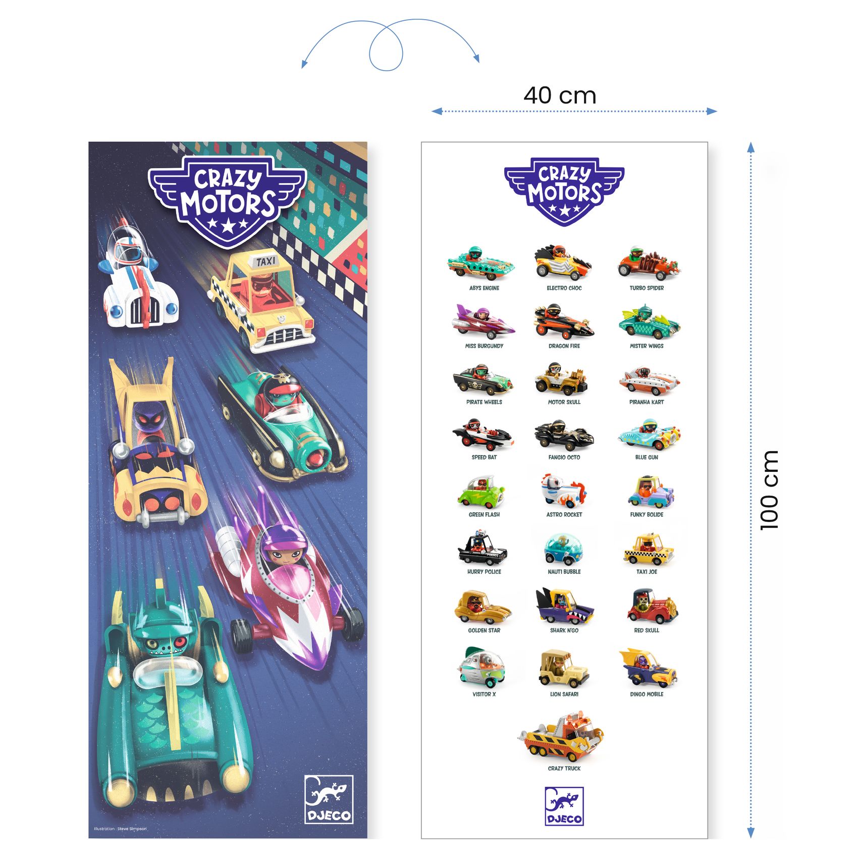 Display - Poster - Crazy Motors