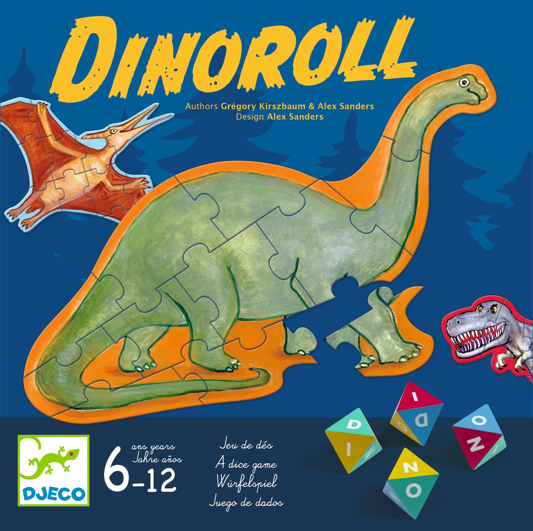 Társasjáték - Dino-dino - Dinoroll