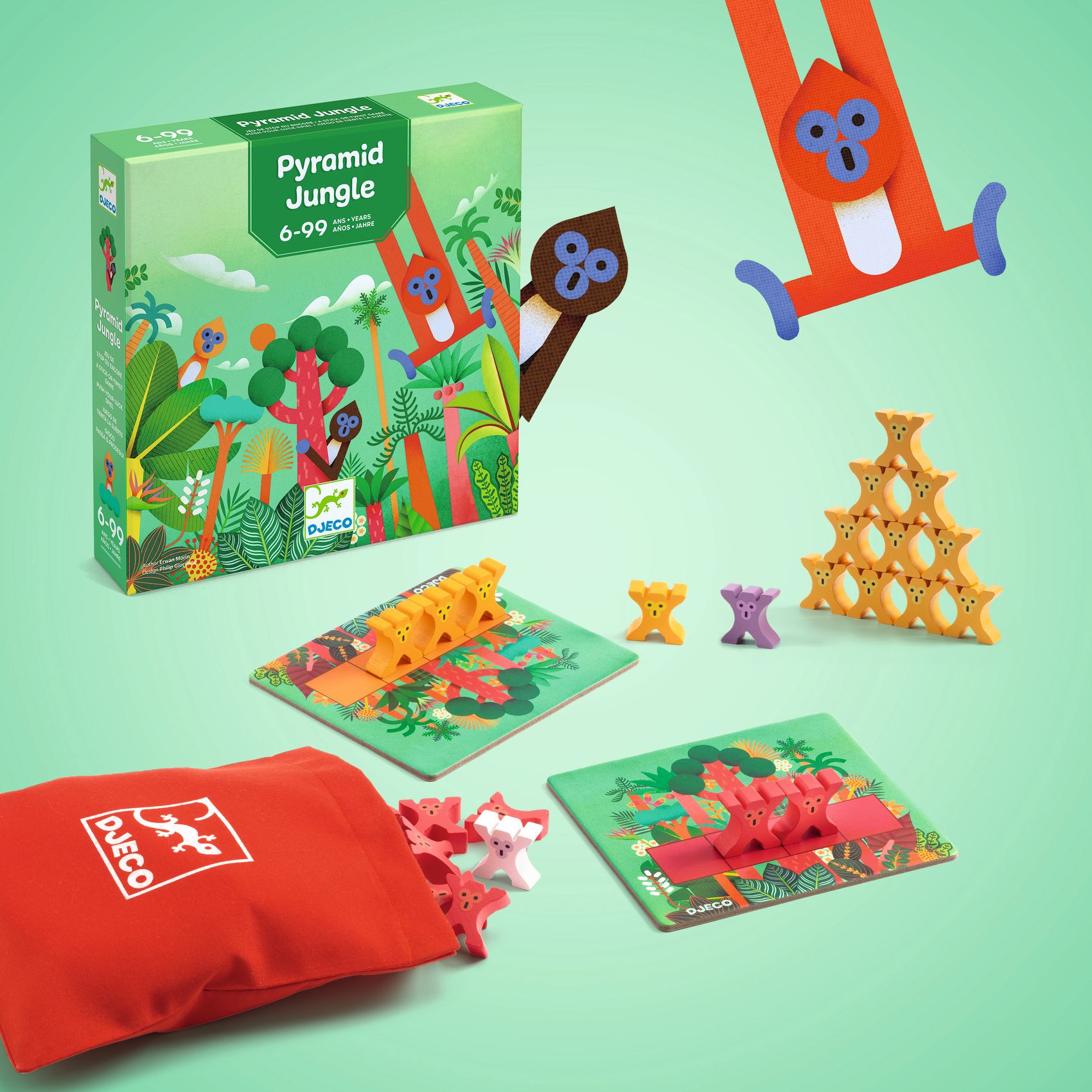 Társasjáték - Majompiramis - Pyramid Monkey