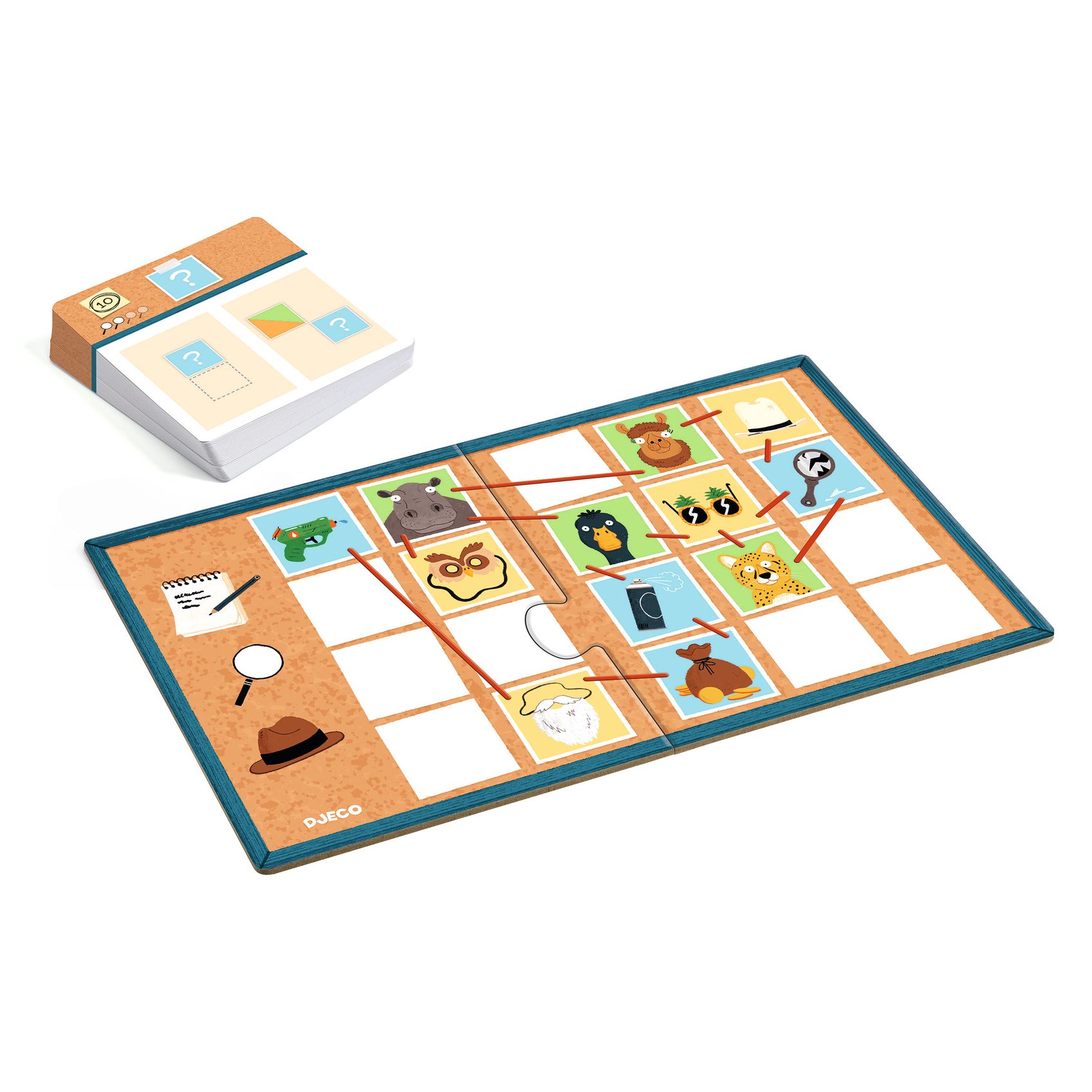 Logikai játék - Nyomkövető - Detective