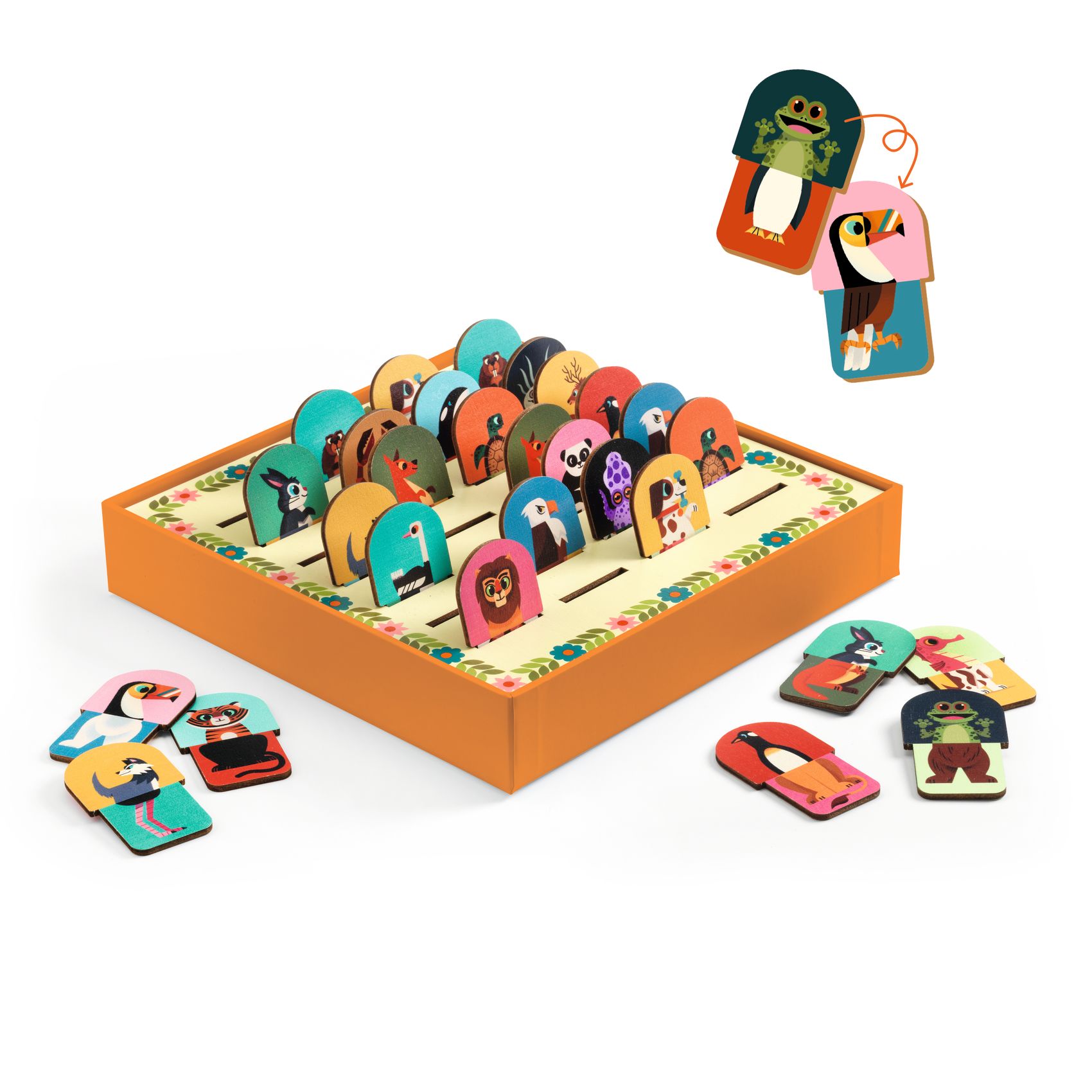 Társasjáték - Párkereső párbaj - Memo Mix and match