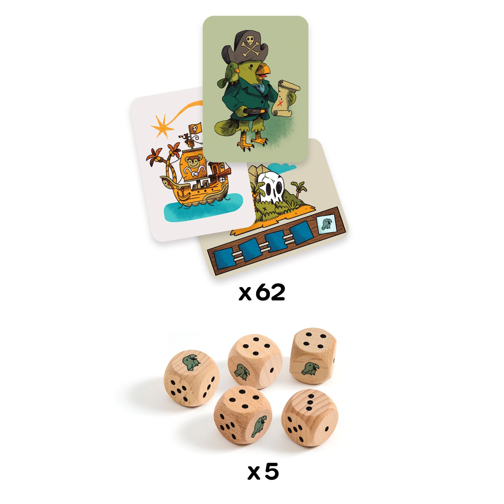 Társasjáték - Kalóz kockázat - Pirates 'n' Dice