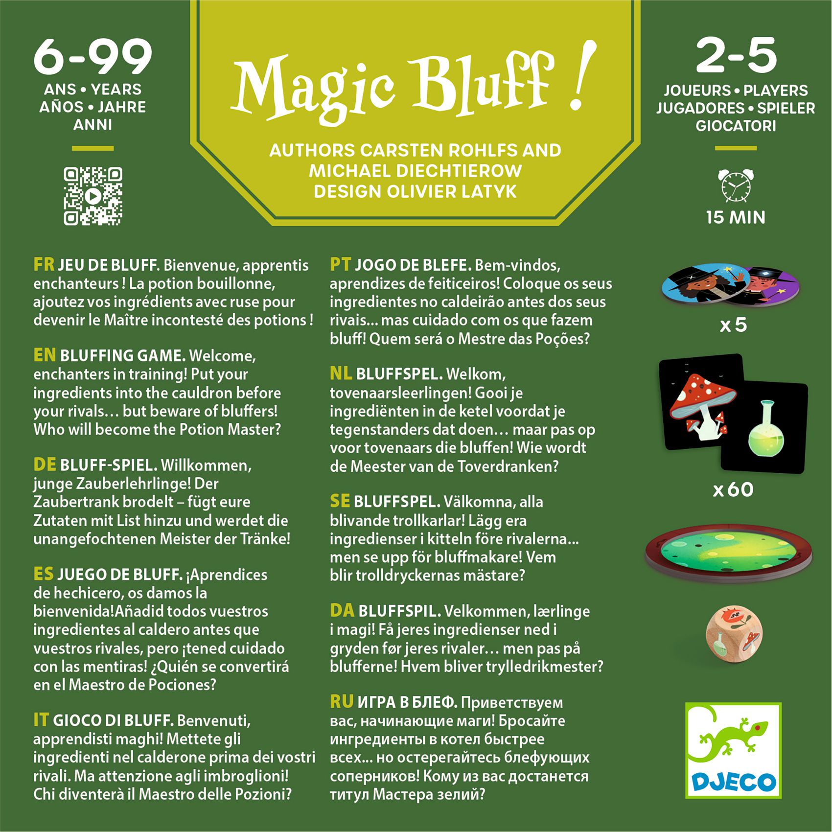 Társasjáték - Blöff Bűbáj - Magic-bluff