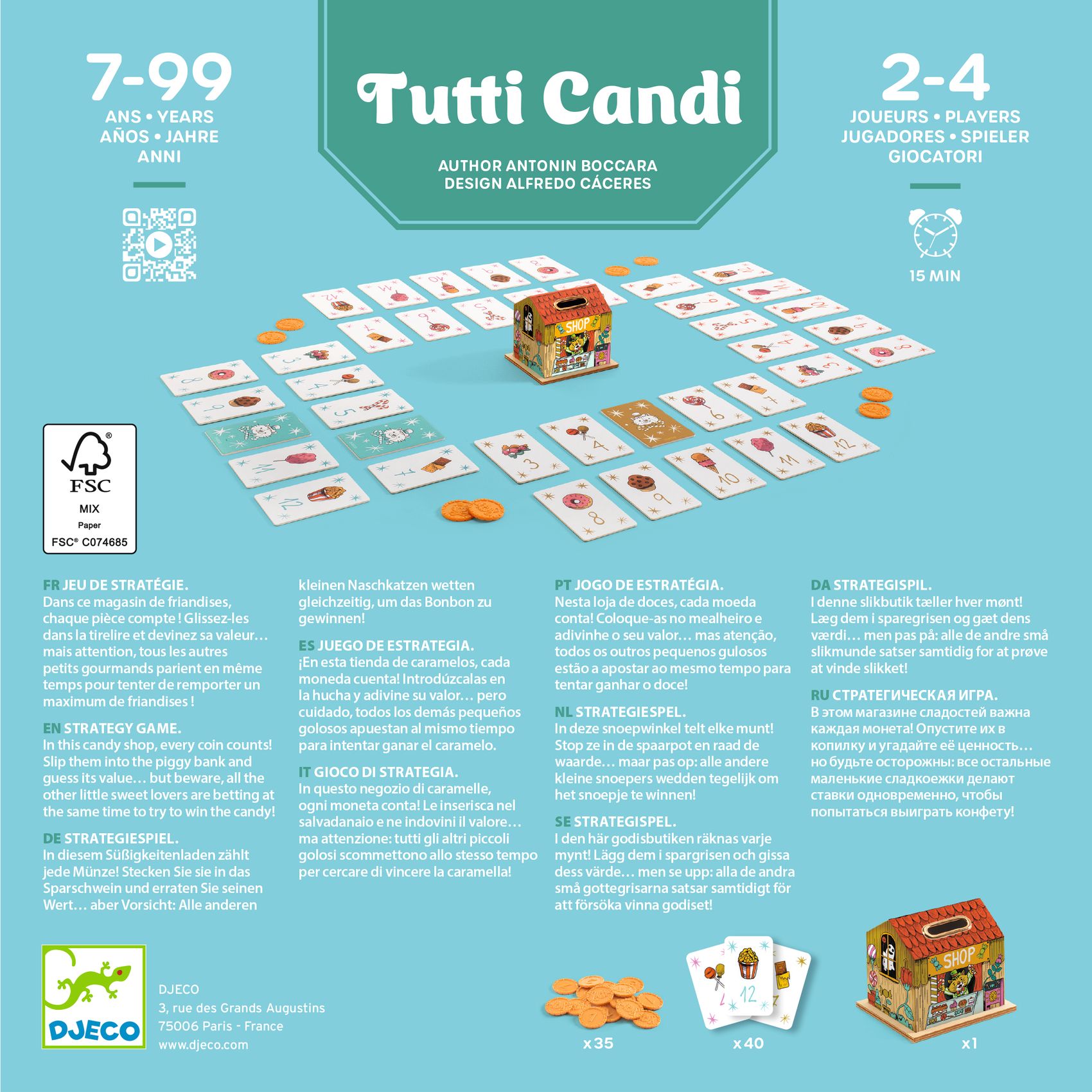 Társasjáték - Cuki bolt - Tutti Candi