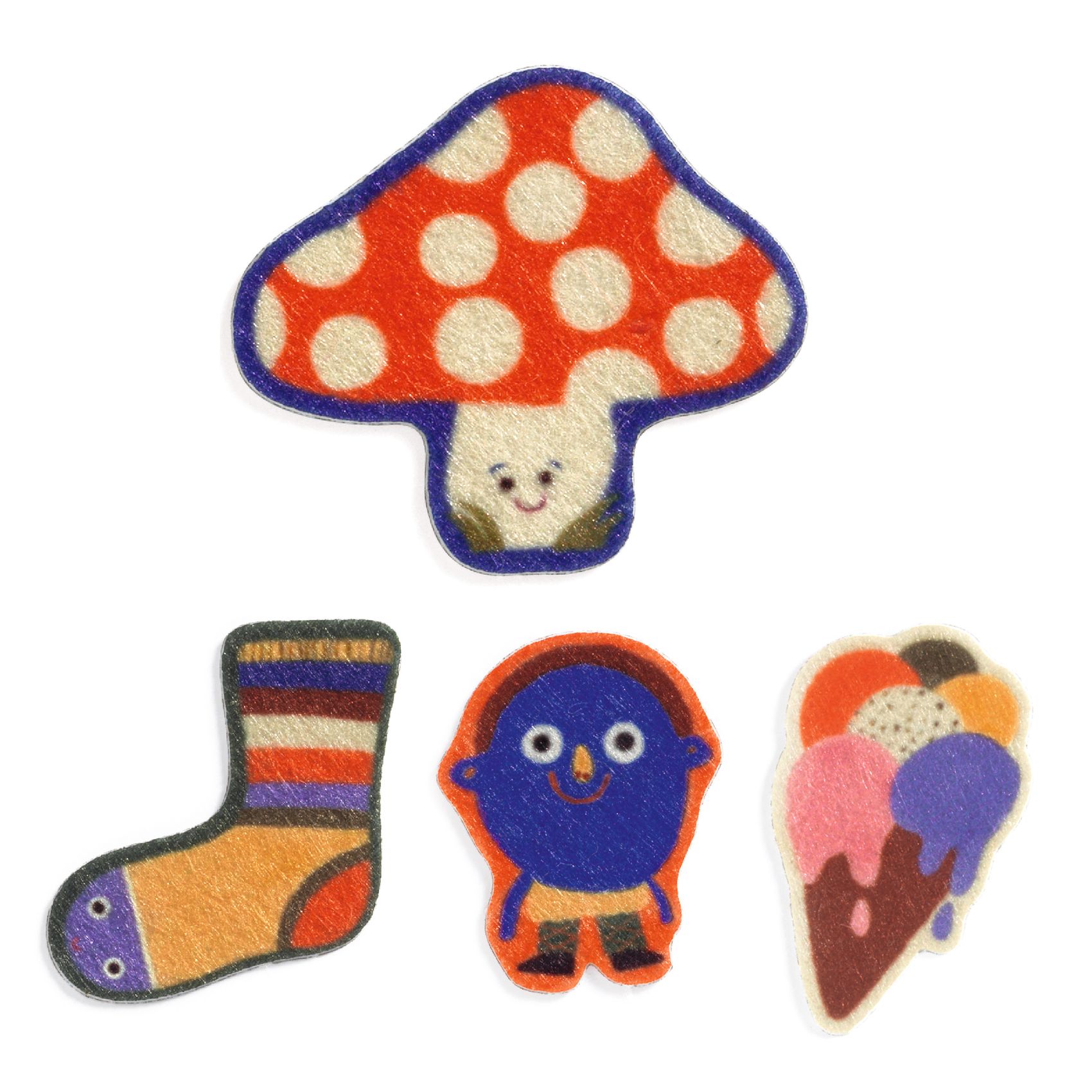 Matricák - Tréfálkozók! 60 filcmatrica - The silly ones!