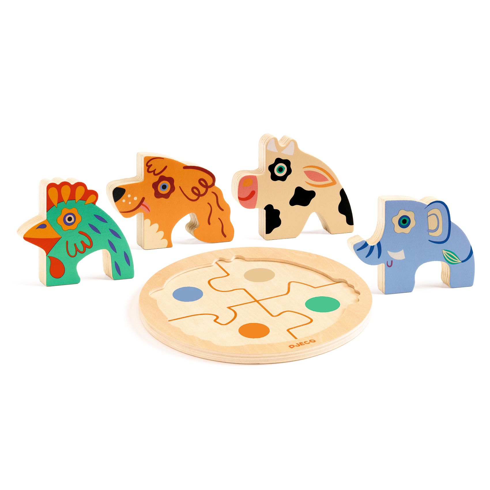 Formaillesztő, formaberakó - Kutyus körtánca - Rondo Dog