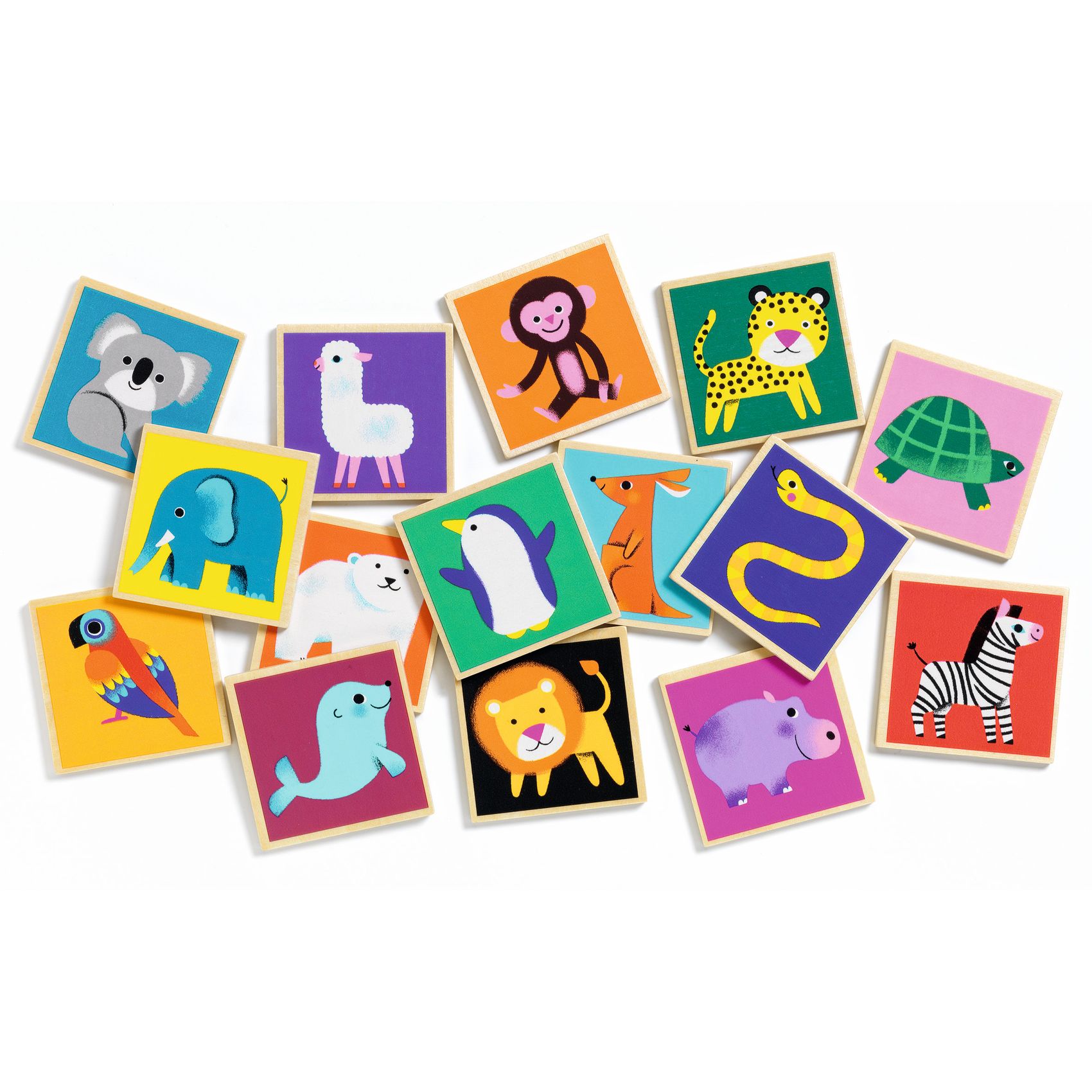 Memória játék - Emlékező - Memo Wood