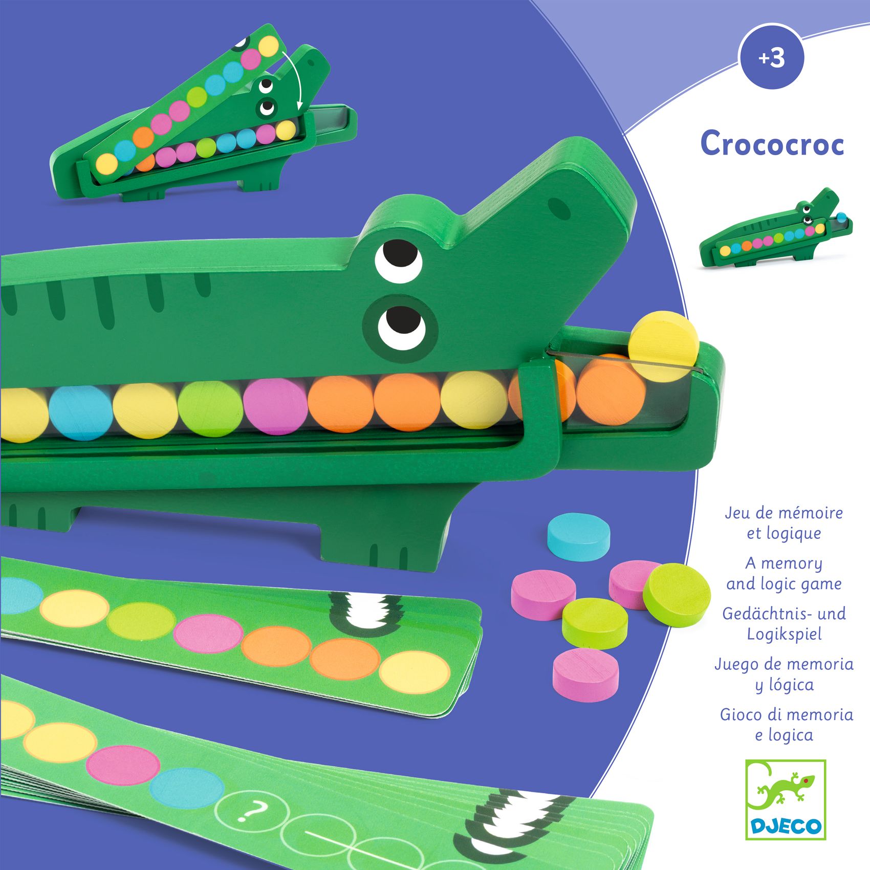 Memóriajáték - Színre szín kroki - Crococroc