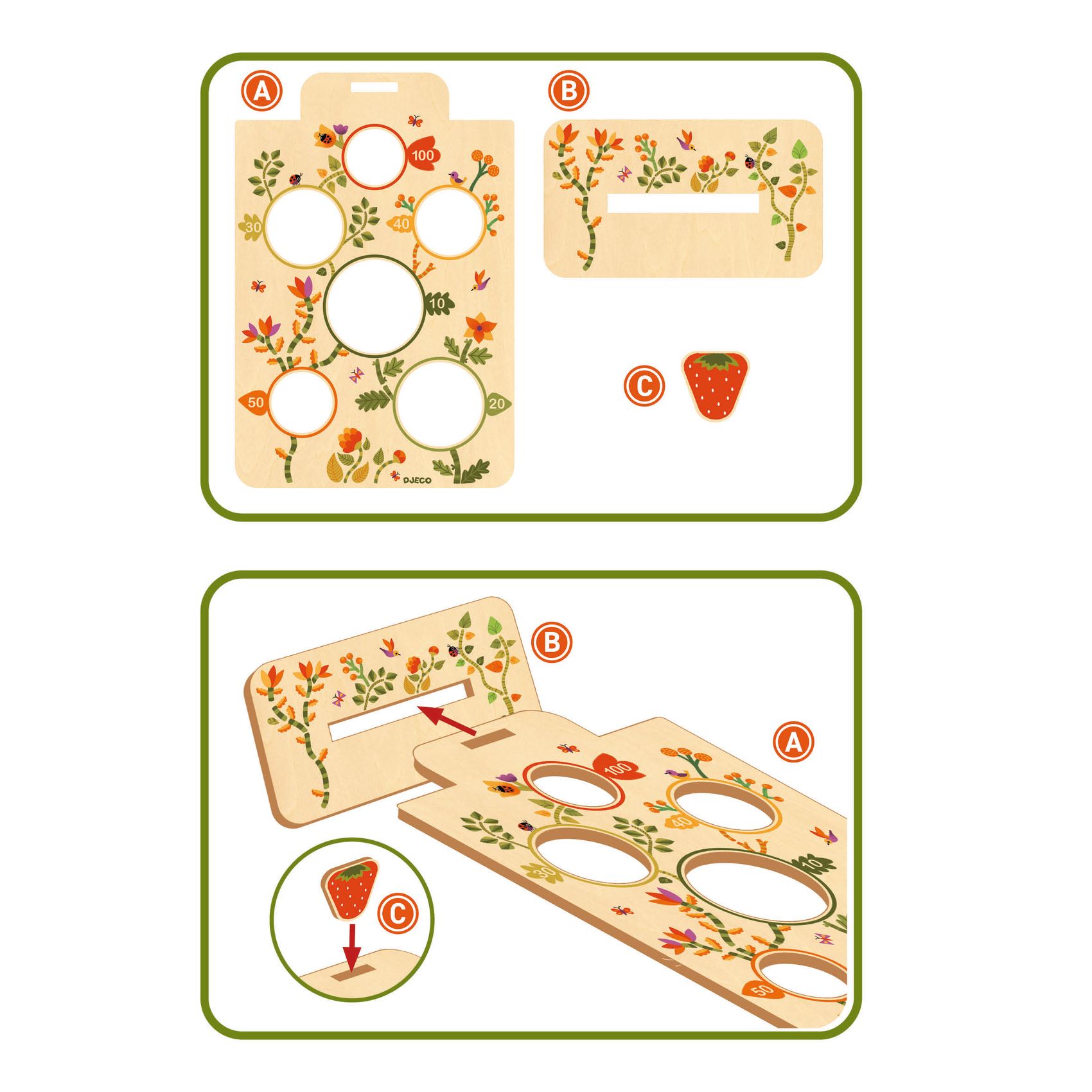 Célba dobó játék - Zsákolás - Garden party