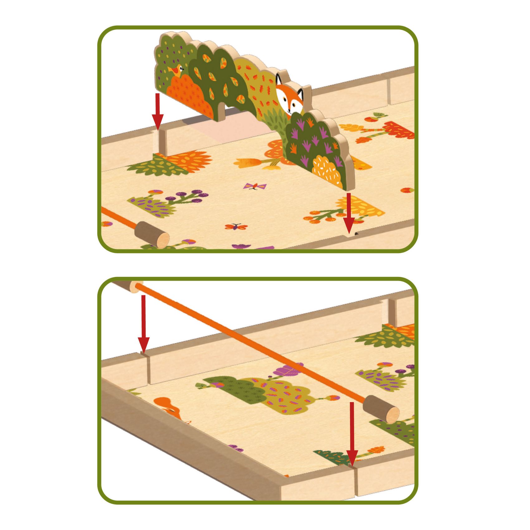 Ügyességi játék - 2 korongjáték - Pass Animo