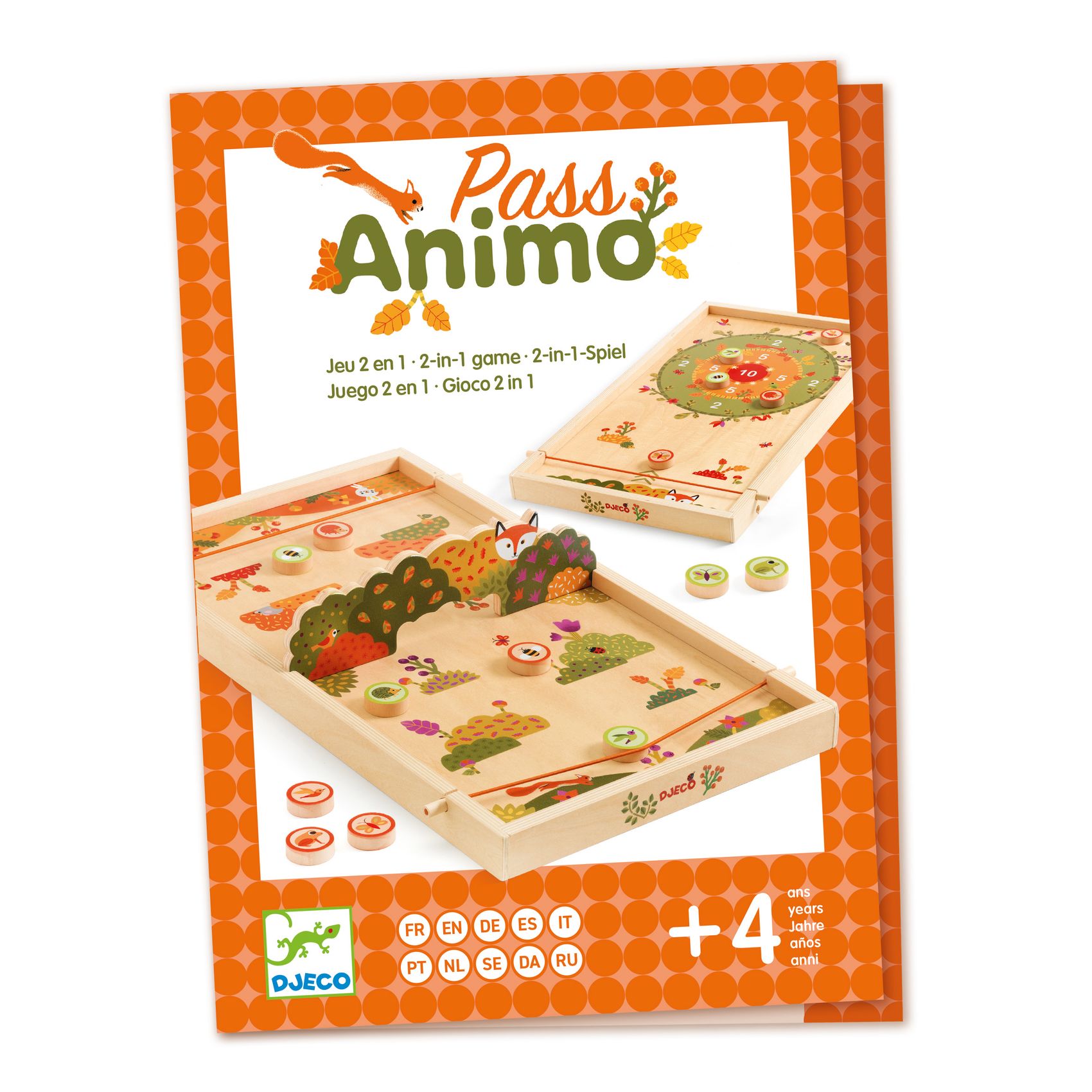 Ügyességi játék - 2 korongjáték - Pass Animo