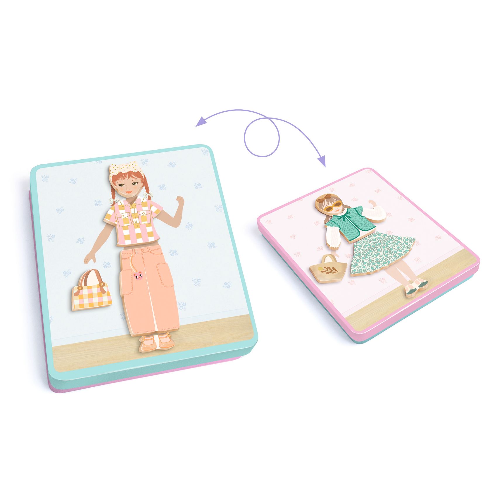 Mágneses képkirakó - Variációk 12 öltözetre - Inzebox Dressing