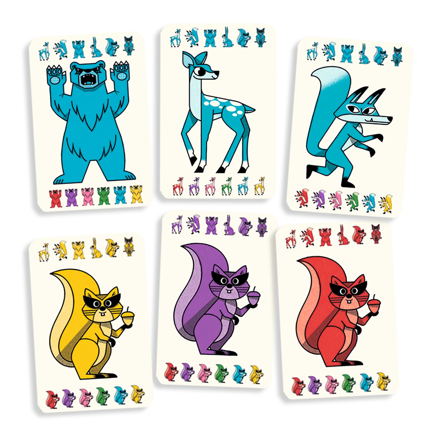 Kártyajáték - Állati kutyuló - Mix Familly