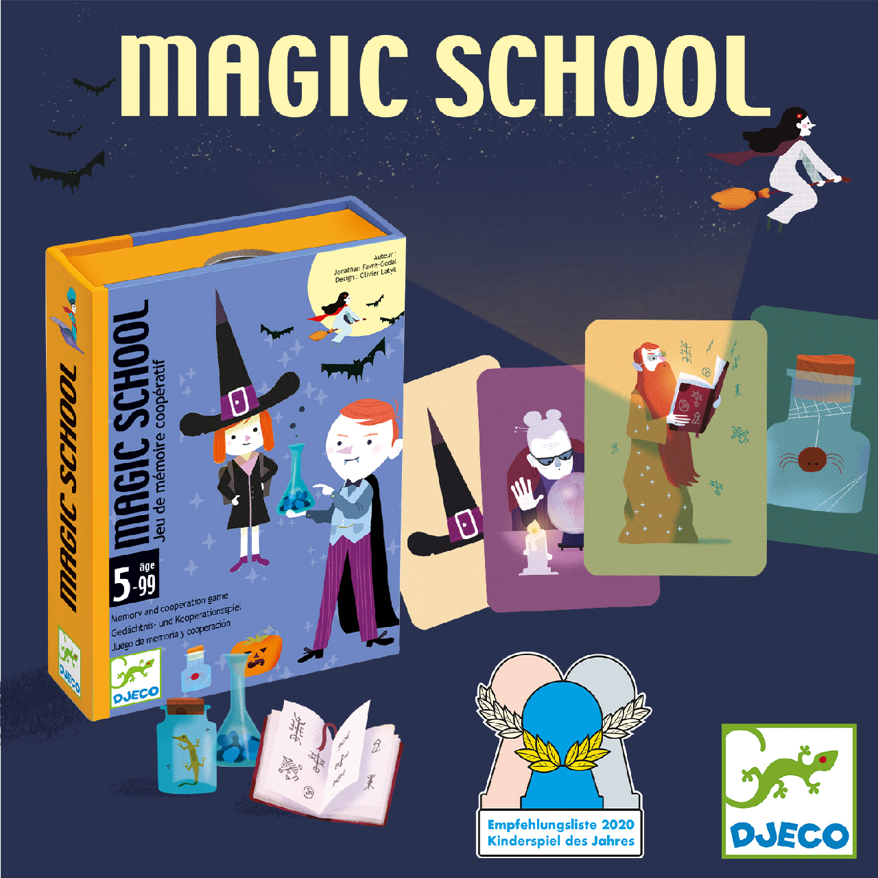 Kártyajáték - Varázsló iskola - Magic school