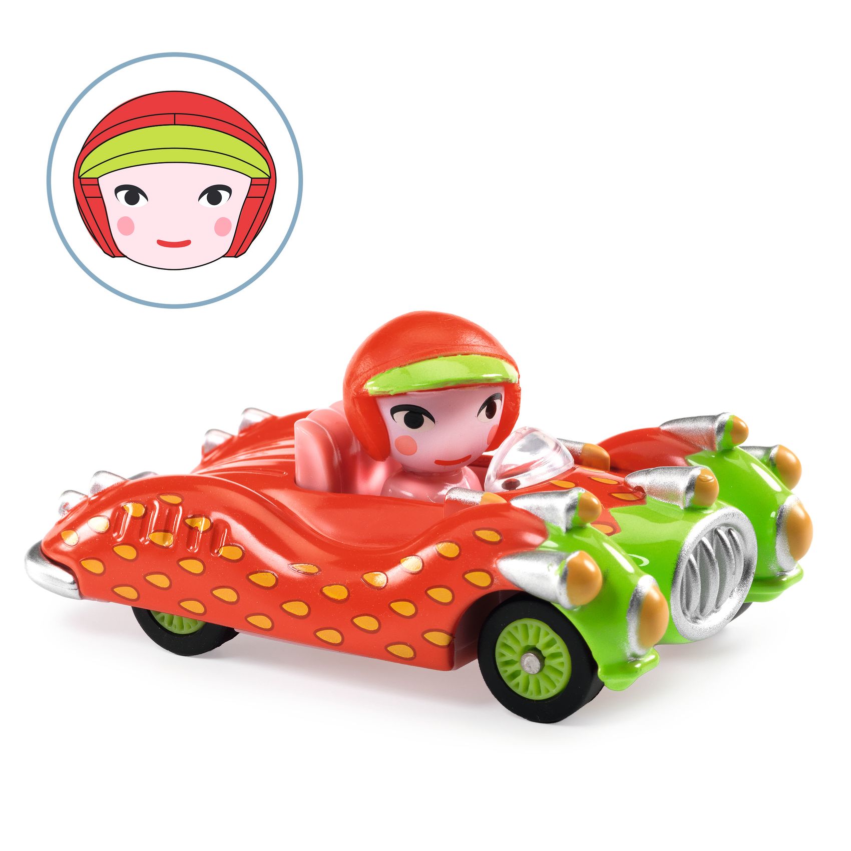 CRAZY MOTORS játékautó - Eper kisasszony - Lady Berry