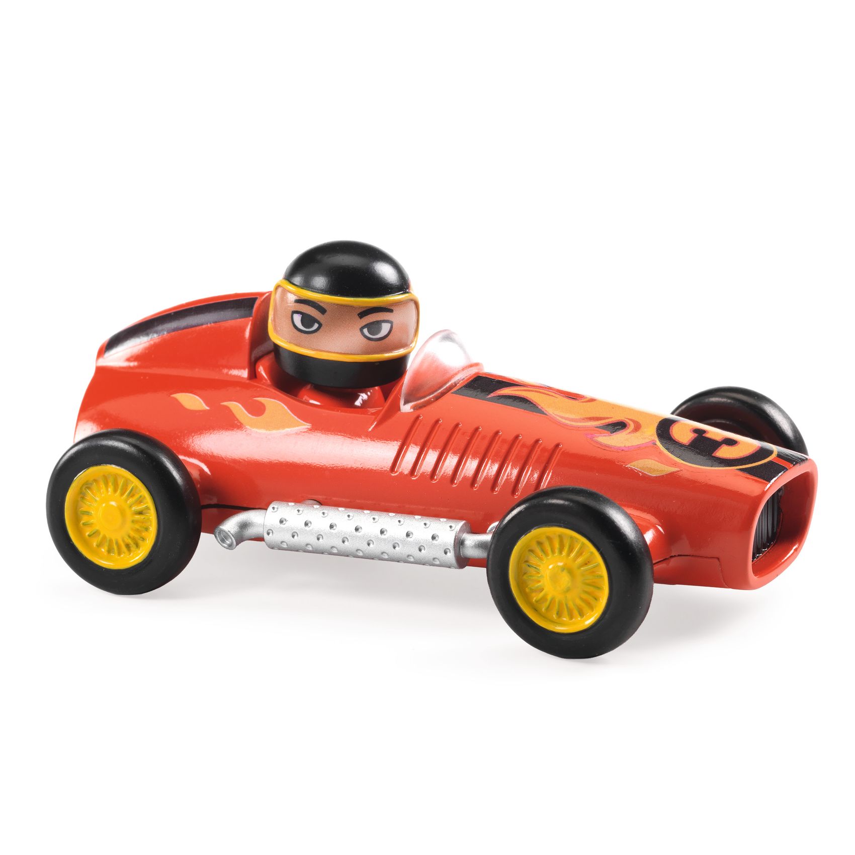 CRAZY MOTORS játékautó - Vörös láng - Red Super Speed