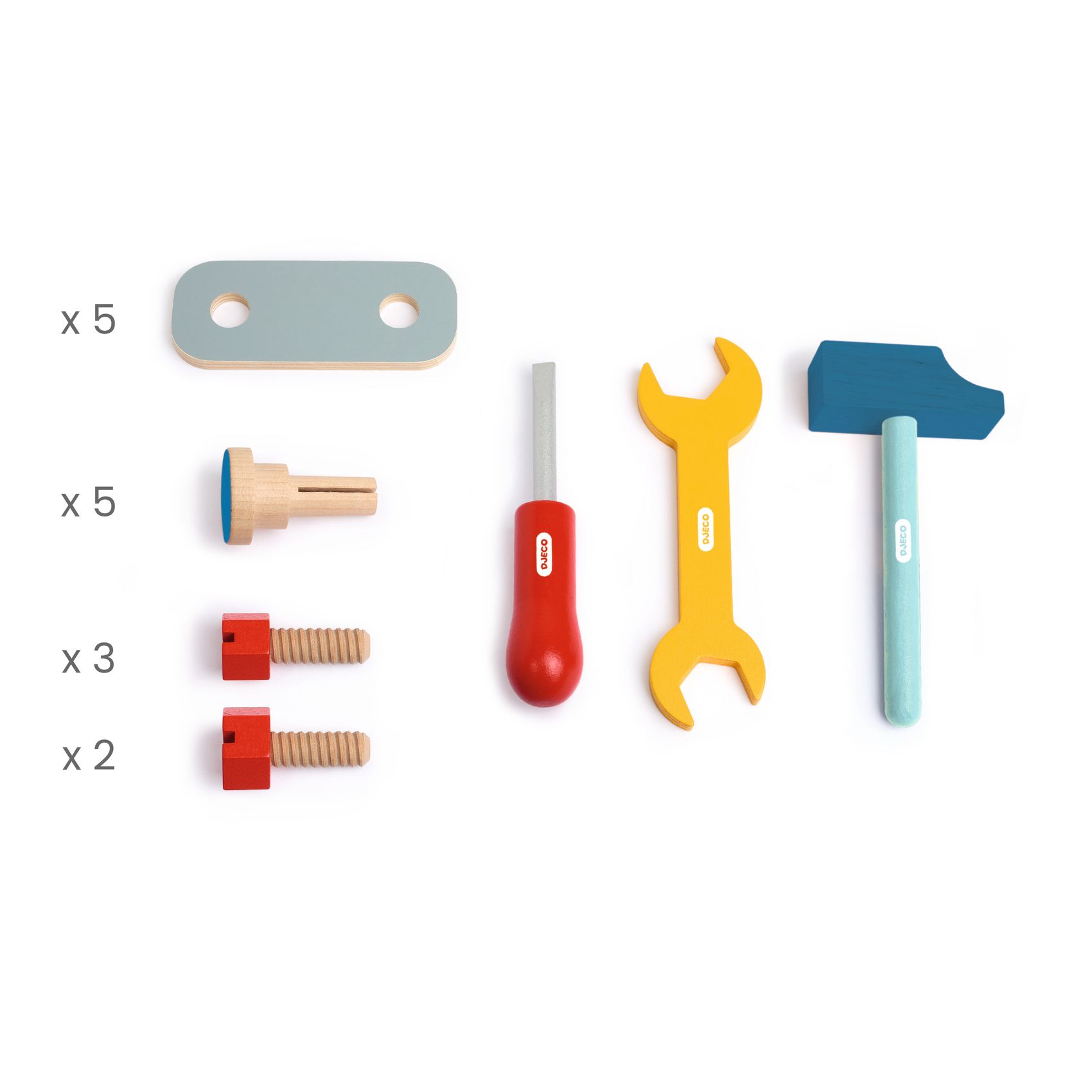 Szerepjáték - Fa barkácsasztal szerszámokkal - Bricotoo