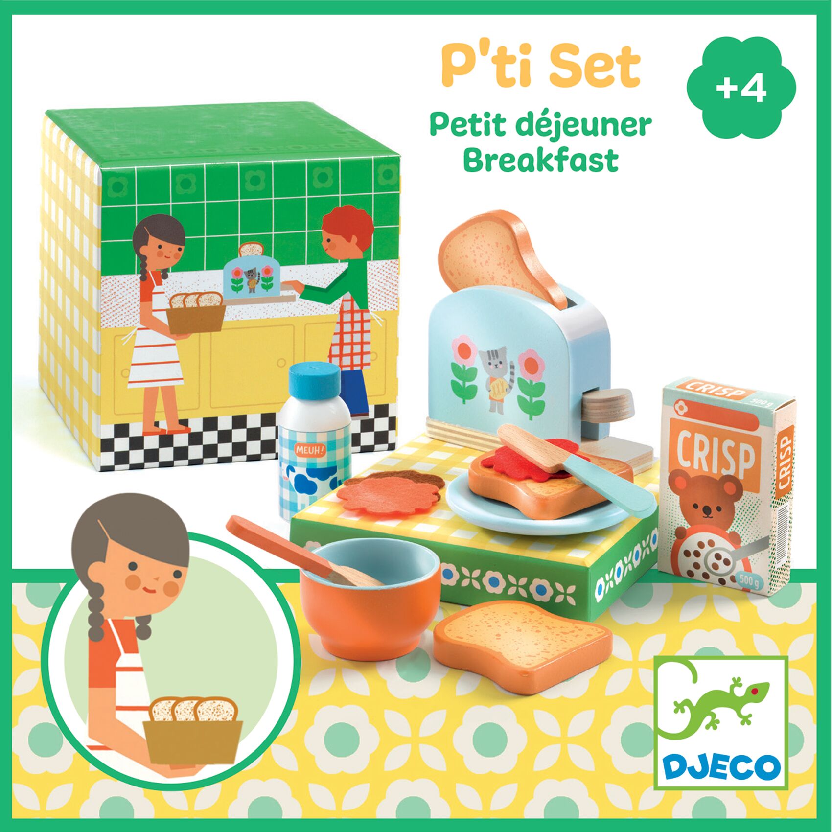 Szerepjáték mini szett - Reggelizés - Breakfast