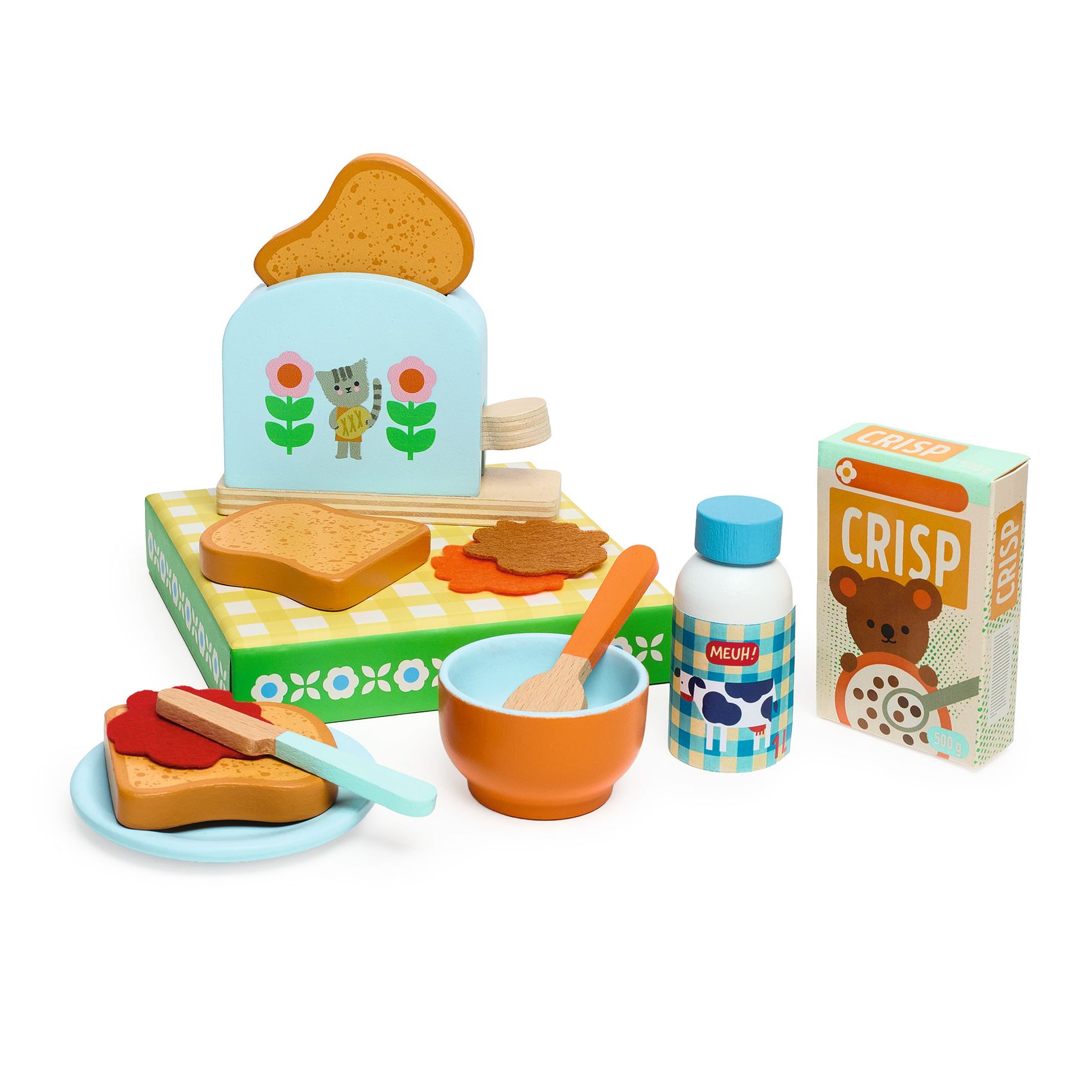 Szerepjáték mini szett - Reggelizés - Breakfast