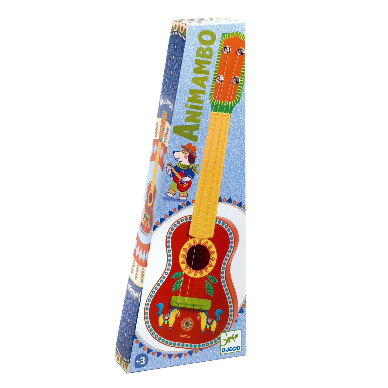 Játékhangszer - Kis gitár, 4 húros - Ukulélé