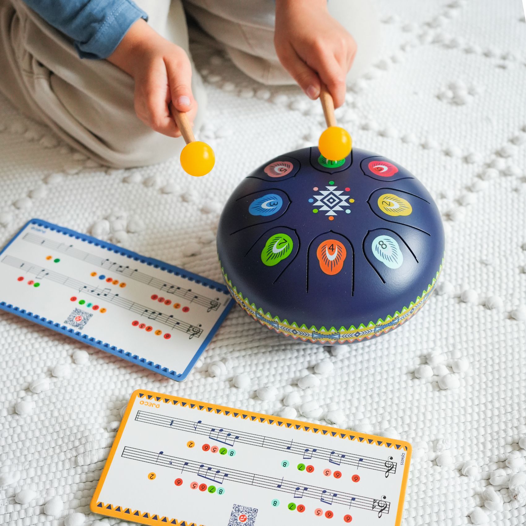 Játékhangszer - Rezgőnyelves acél dob - Metal drum