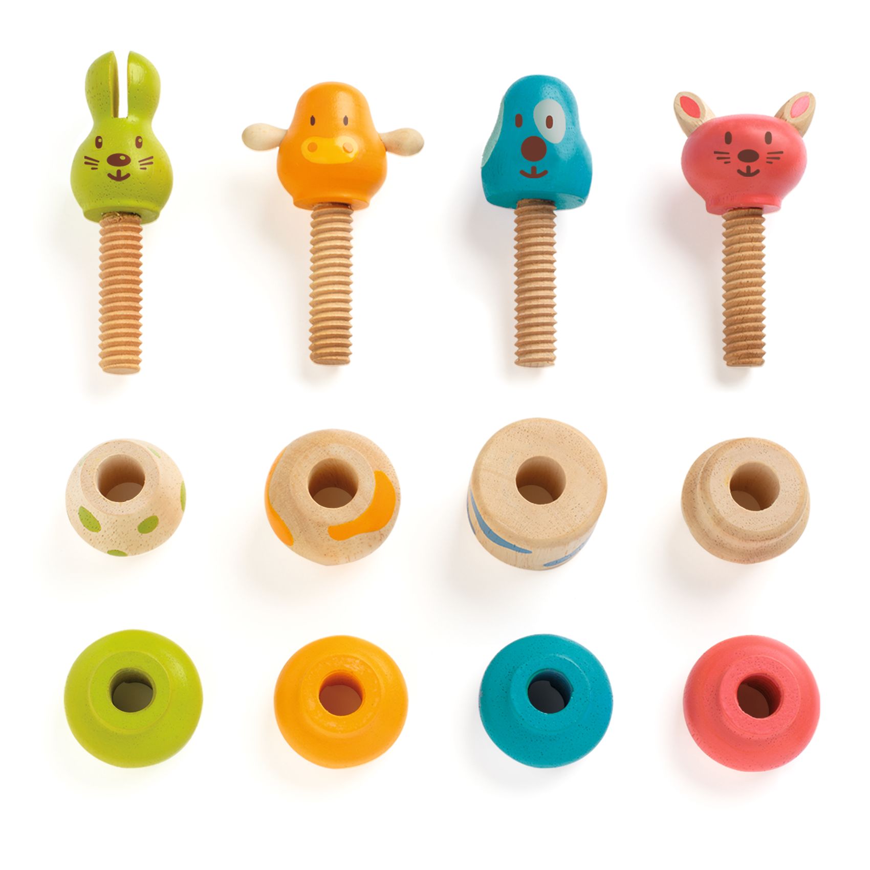 Toronyépítő fajáték - Kreatív állatfigurák - Vis-animo