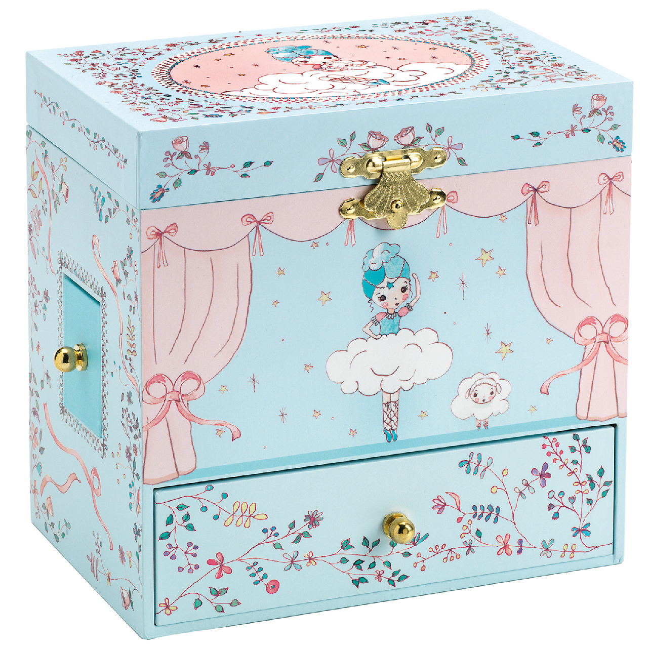 Zenélő ékszerdoboz - Balerina a szinpadon - Ballerine on stage