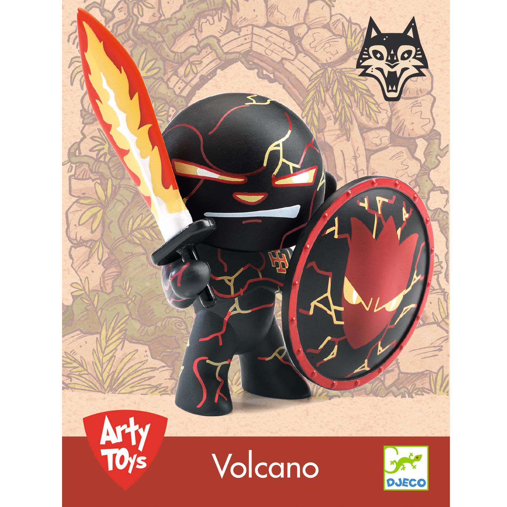 Arty Toys - Lovag - Vulkán - Volcano